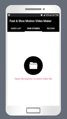 Fast & Slow Motion Video Maker android App screenshot 0