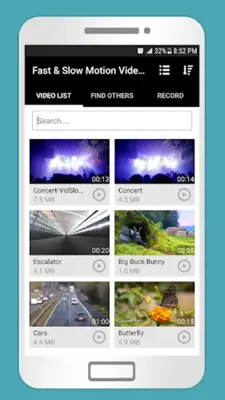 Fast & Slow Motion Video Maker android App screenshot 1