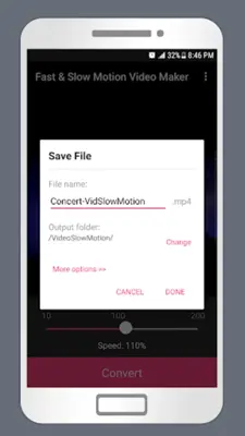 Fast & Slow Motion Video Maker android App screenshot 4